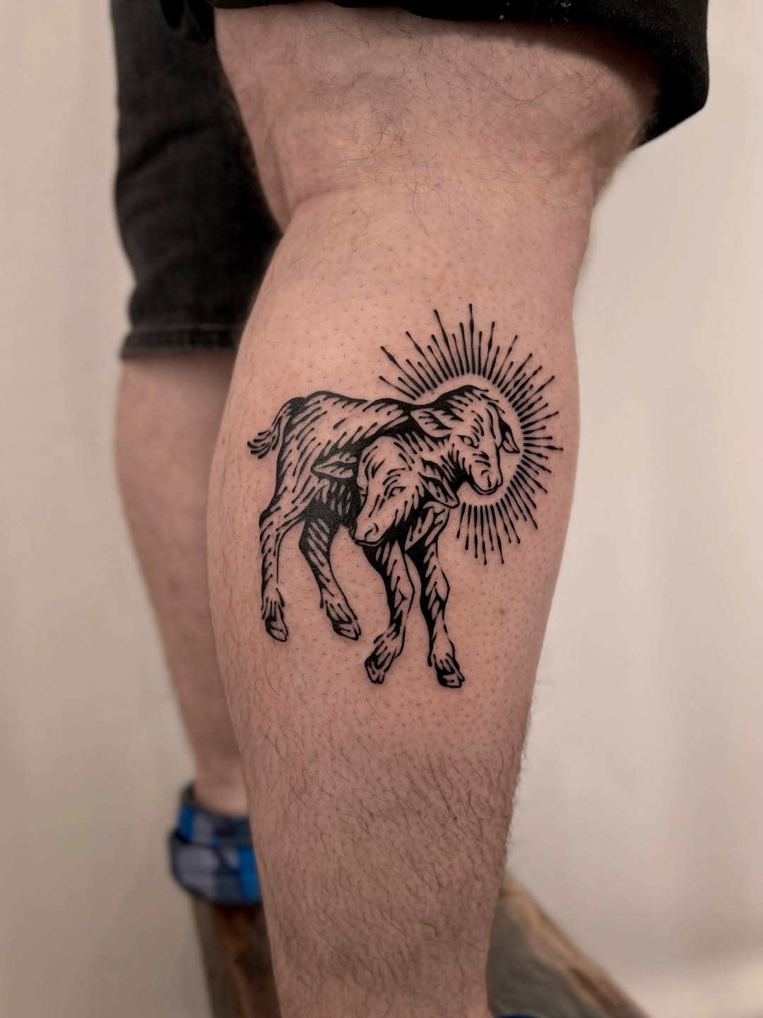 Tattoo by @wonny_wood โ blackwork, illustrative