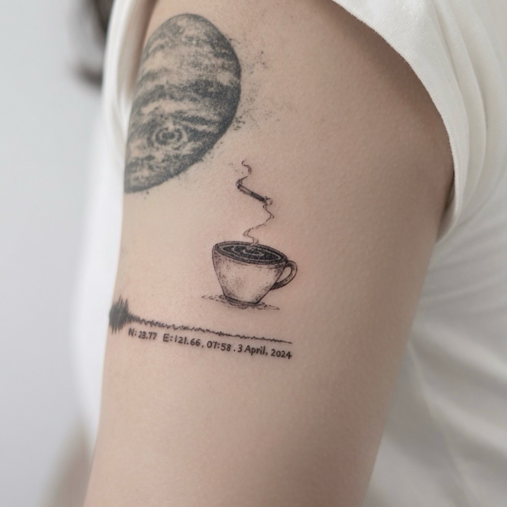 Tattoo by @tattoochili — fine_line, black_and_grey