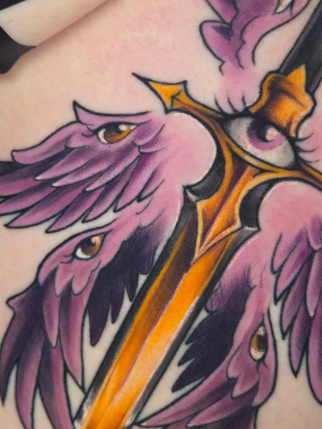 Tattoo by @skyla.bel — neo_traditional, blackwork