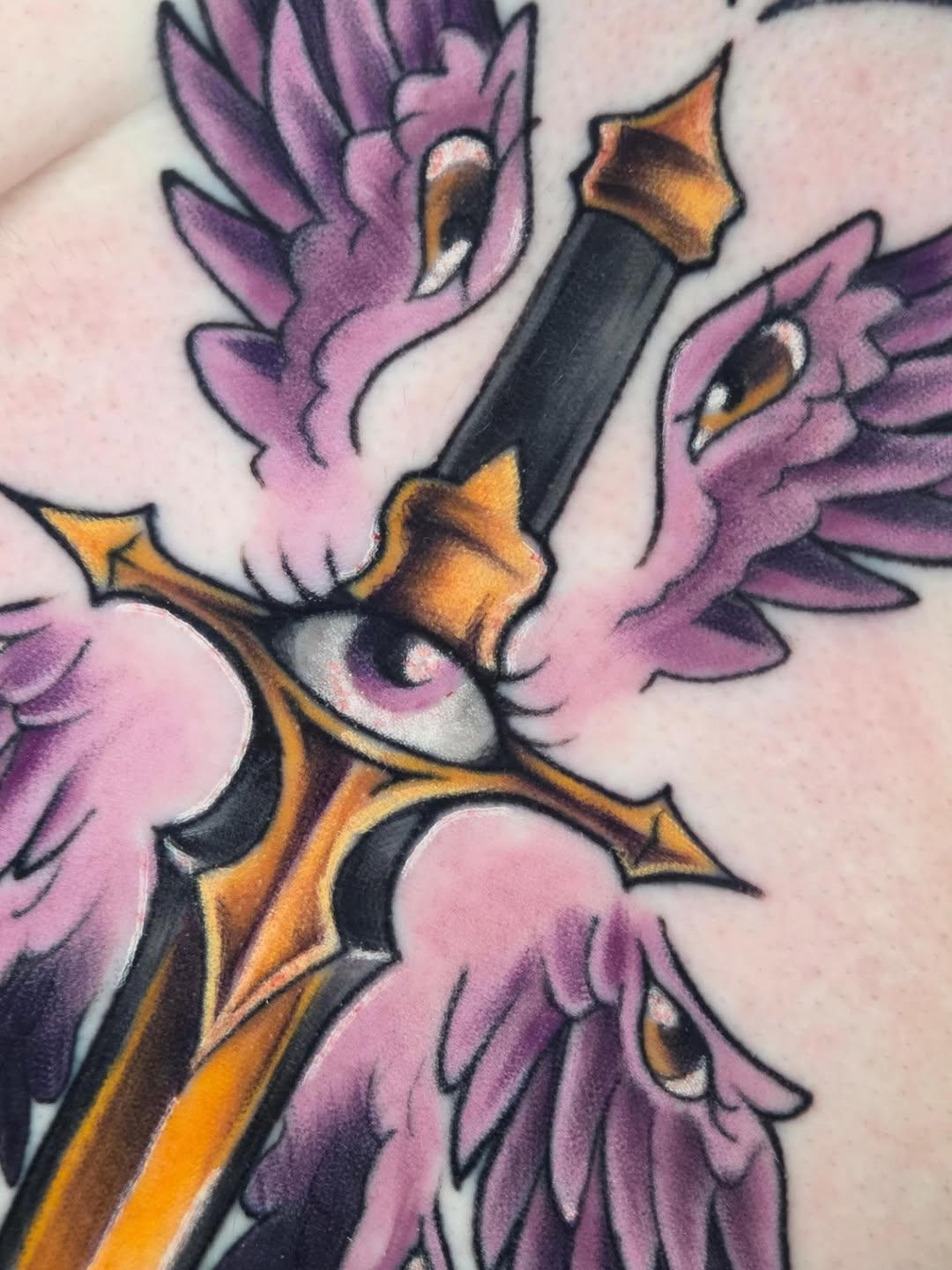 Tattoo by @skyla.bel — neo_traditional, black_and_grey