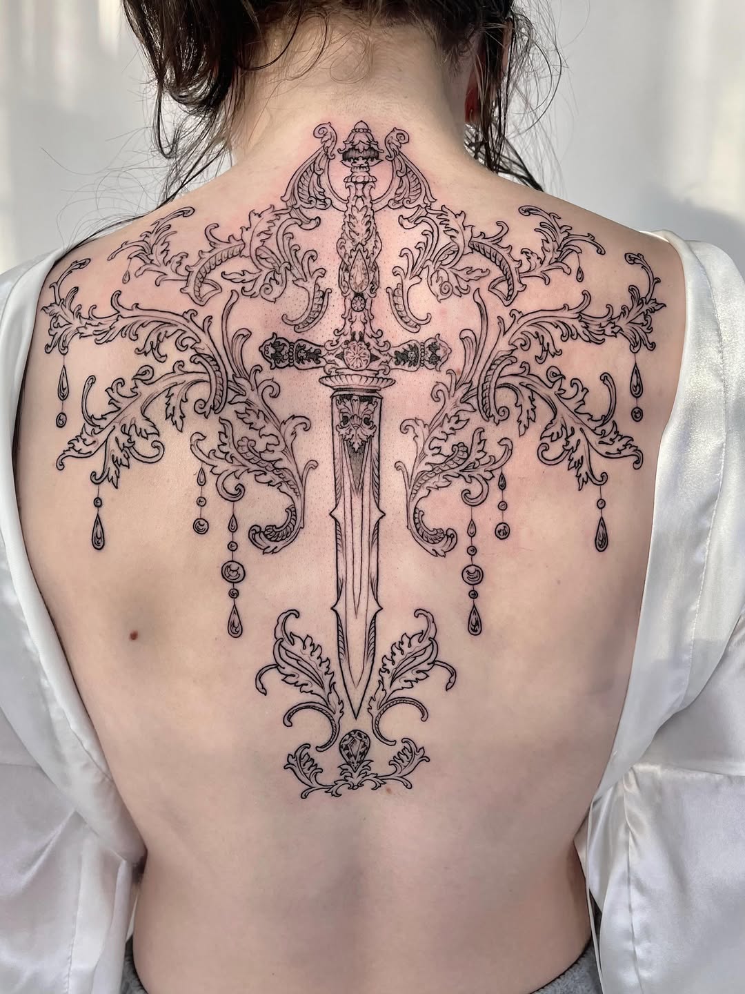 Tattoo by @hollyhawk.ink โ ornamental, fine_line