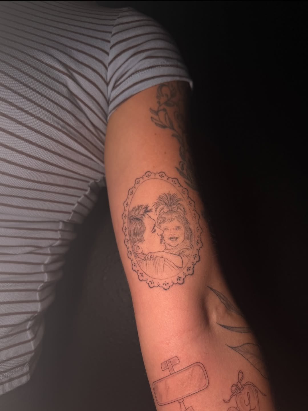 Tattoo by @ink_darling — illustrative, black_and_grey