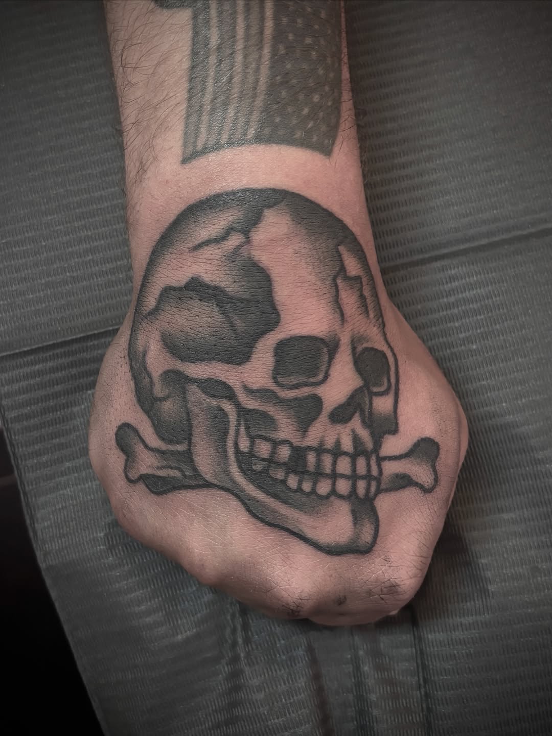 Tattoo by @tattoos.by.ang — black_and_grey, chicano