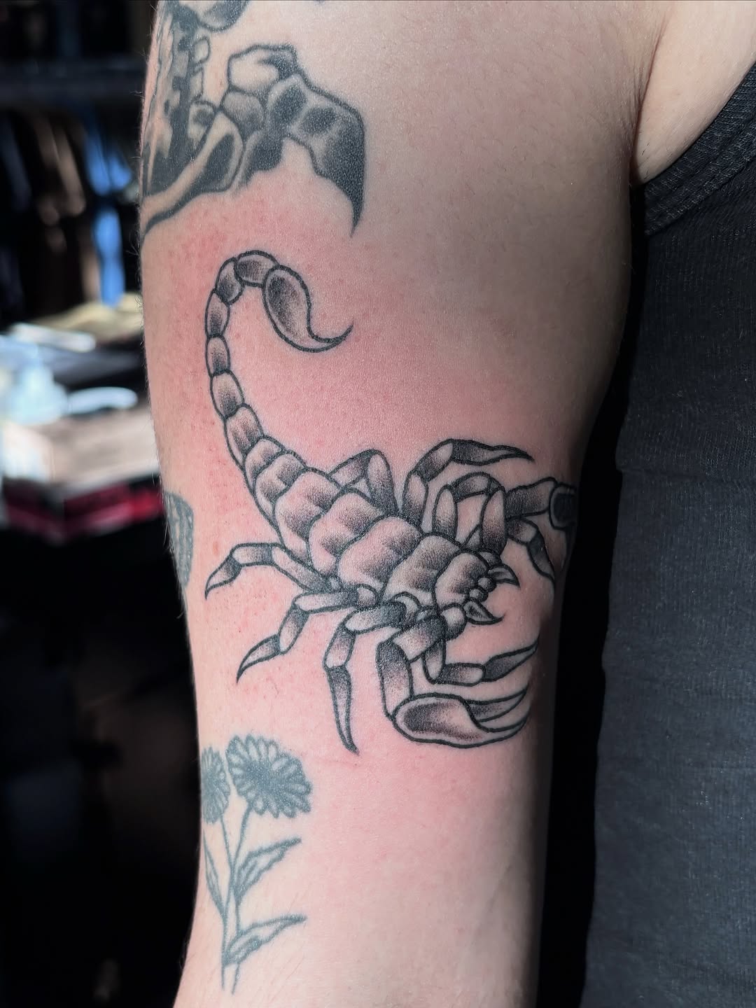 Tattoo by @tattoos.by.ang — black_and_grey, chicano