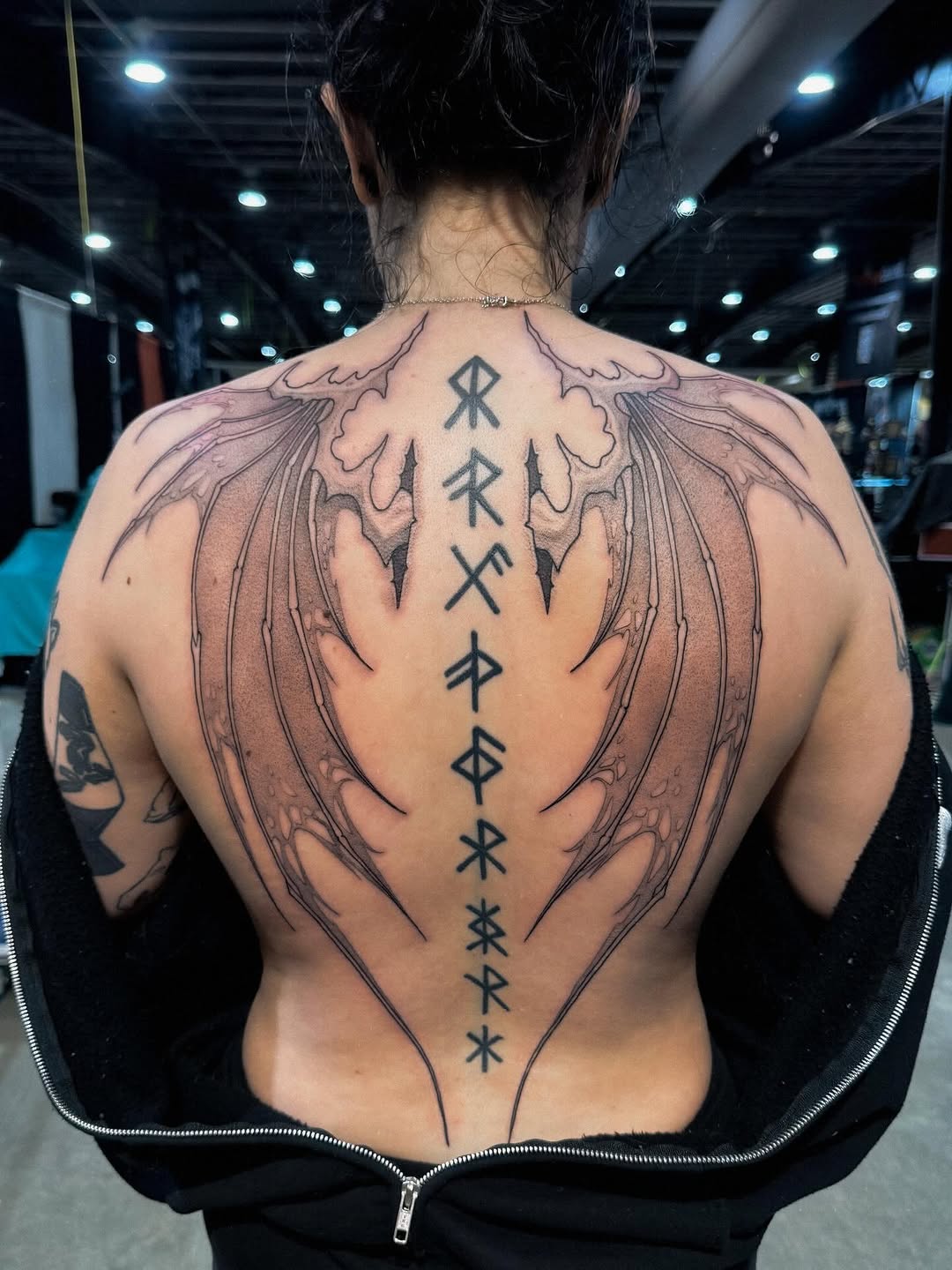 Tattoo by @simple_jared โ blackwork