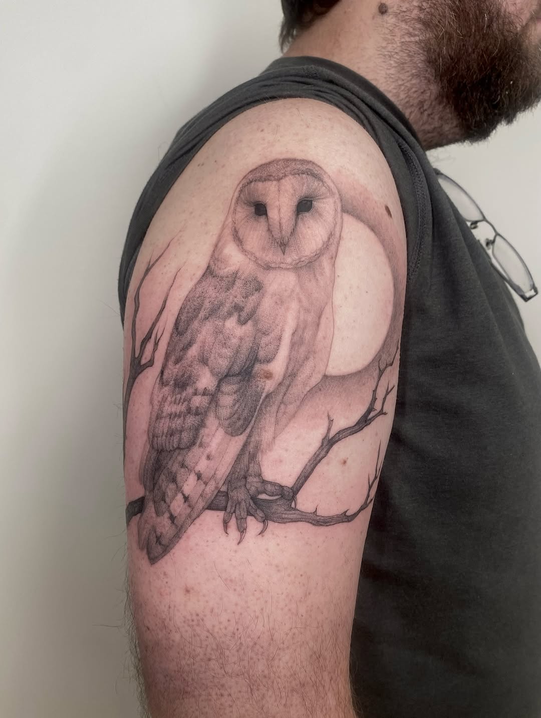Tattoo by @alexaviolet.ink — realism, black_and_grey