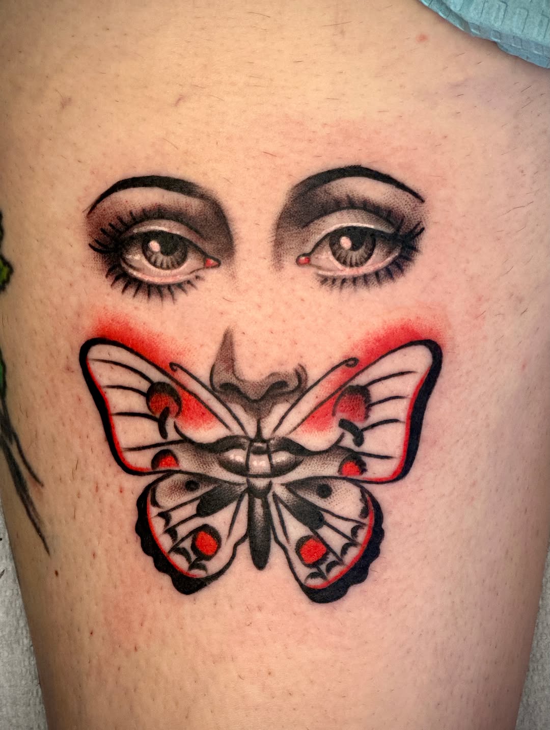 Tattoo by @hollyellistattoo — american_traditional, realism