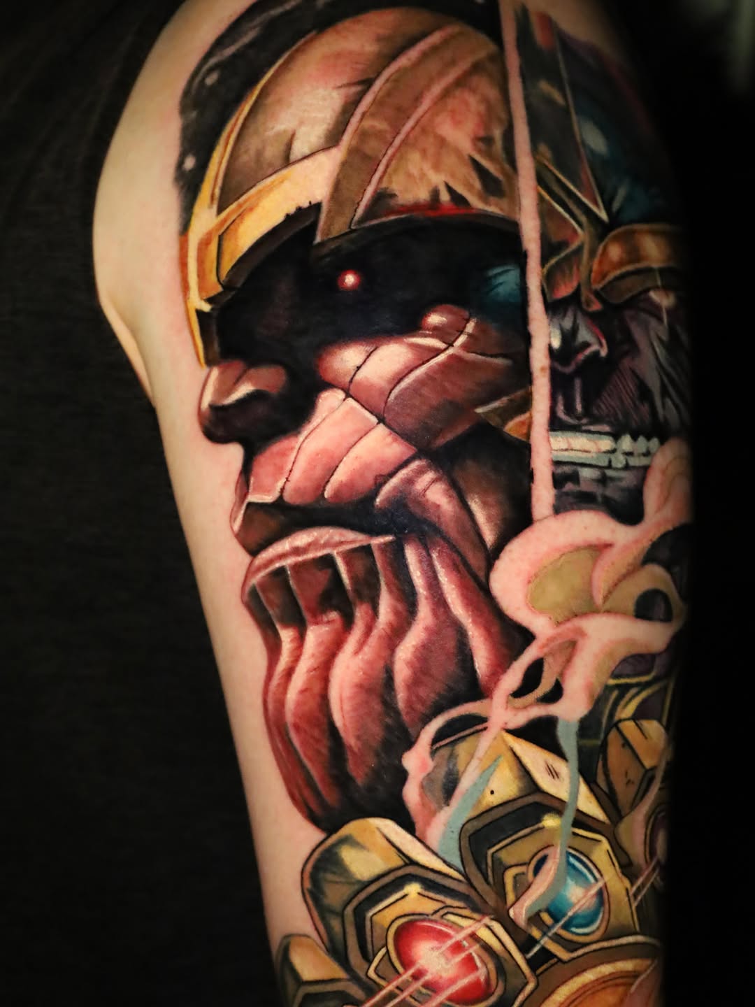 Tattoo by @palacios_ink โ realism, trash_polka