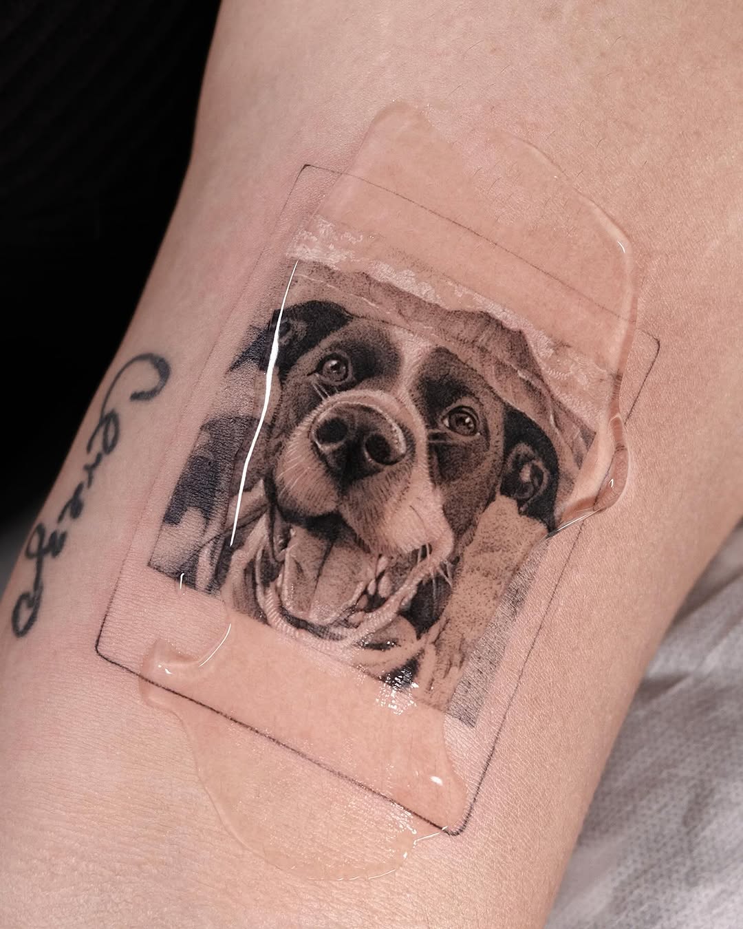 Tattoo by @yumemonchi — realism, black_and_grey