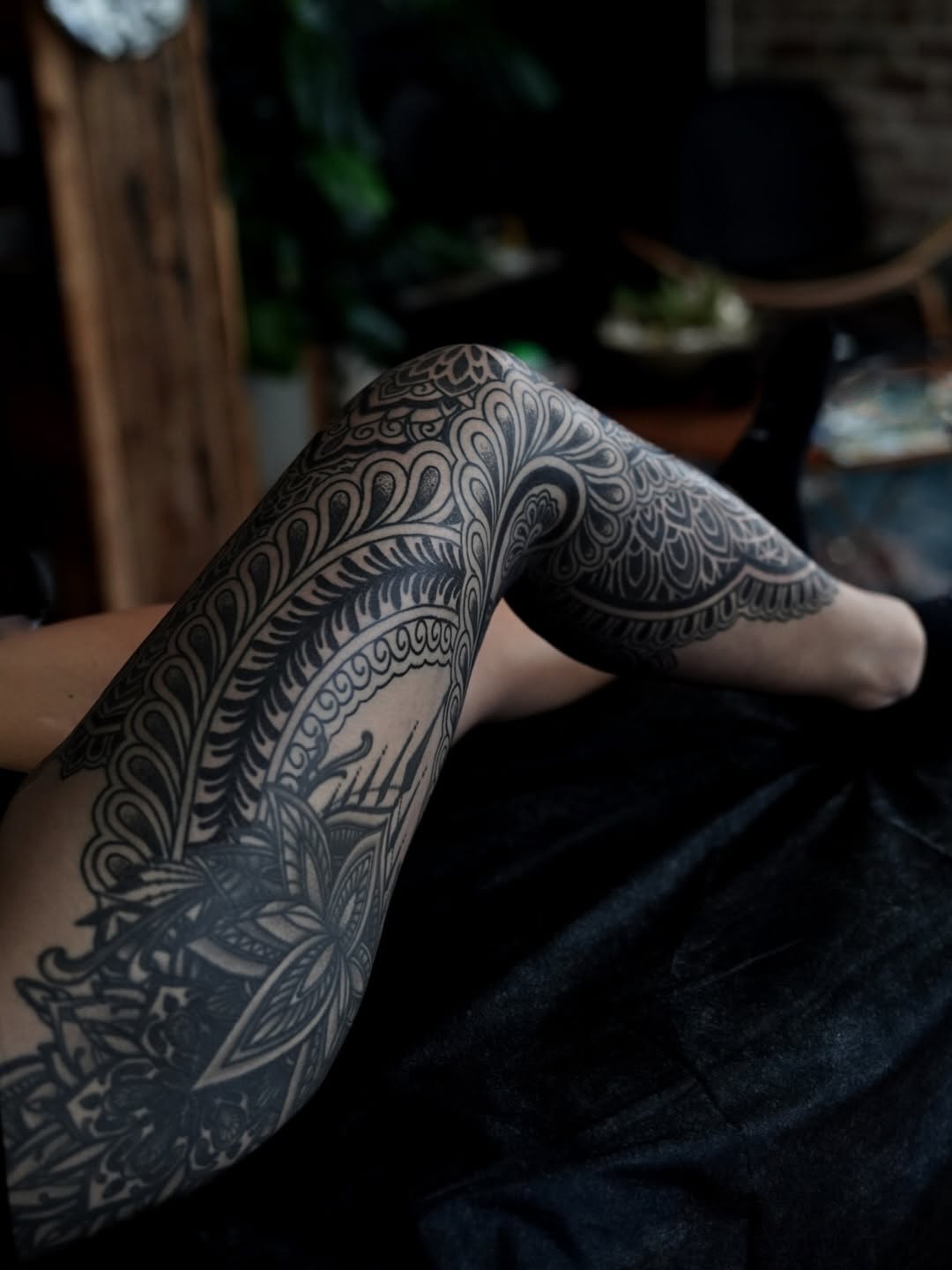 Tattoo by @oliver_kenton — blackwork, ornamental