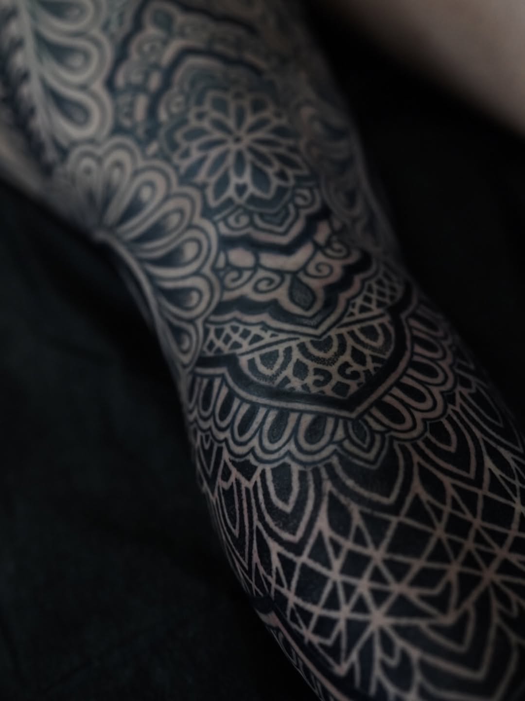 Tattoo by @oliver_kenton — geometric, dotwork