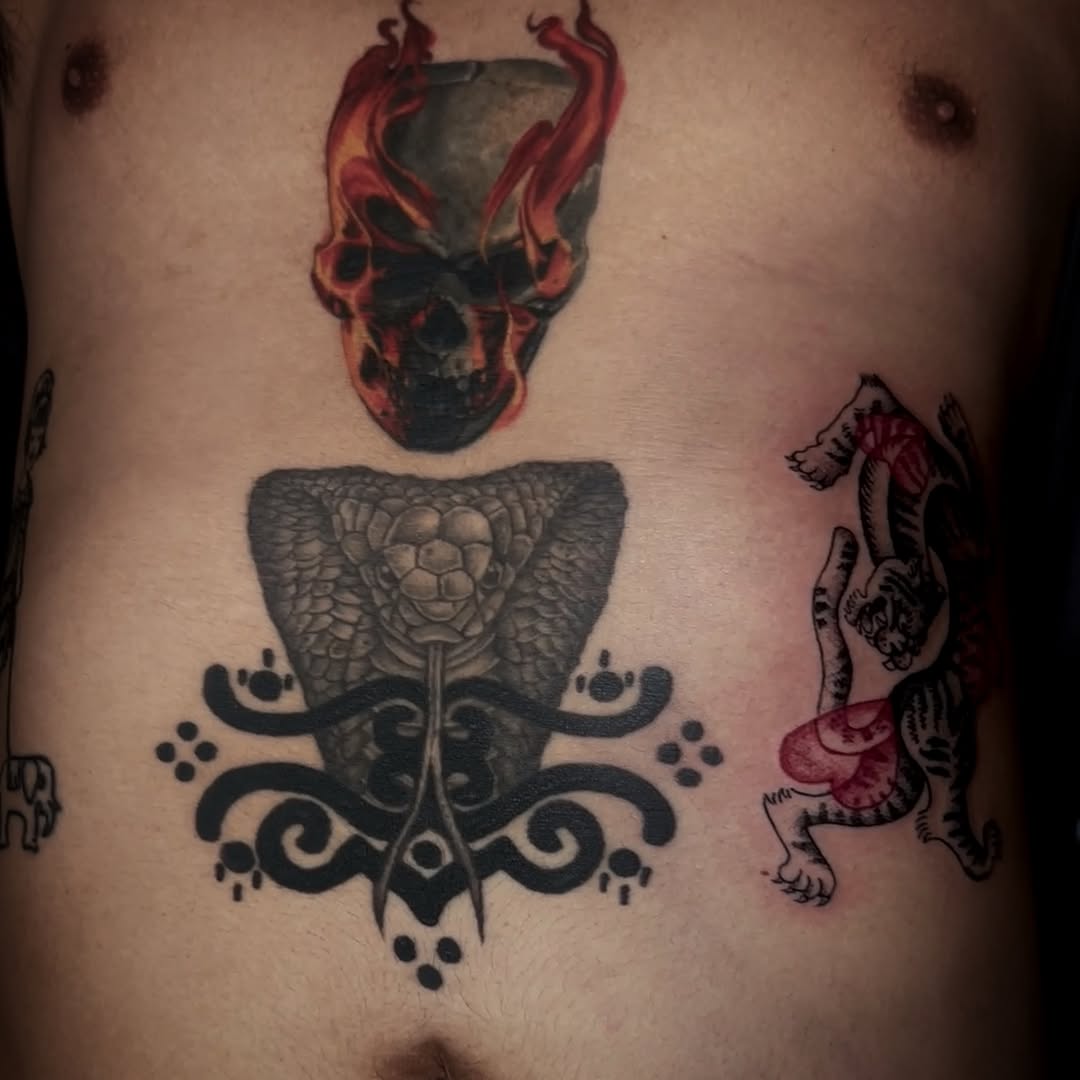 Tattoo by @tatmccoy — realism, blackwork