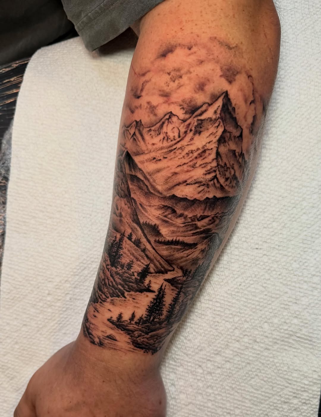 Tattoo by @inkedby_adam — black_and_grey, realism