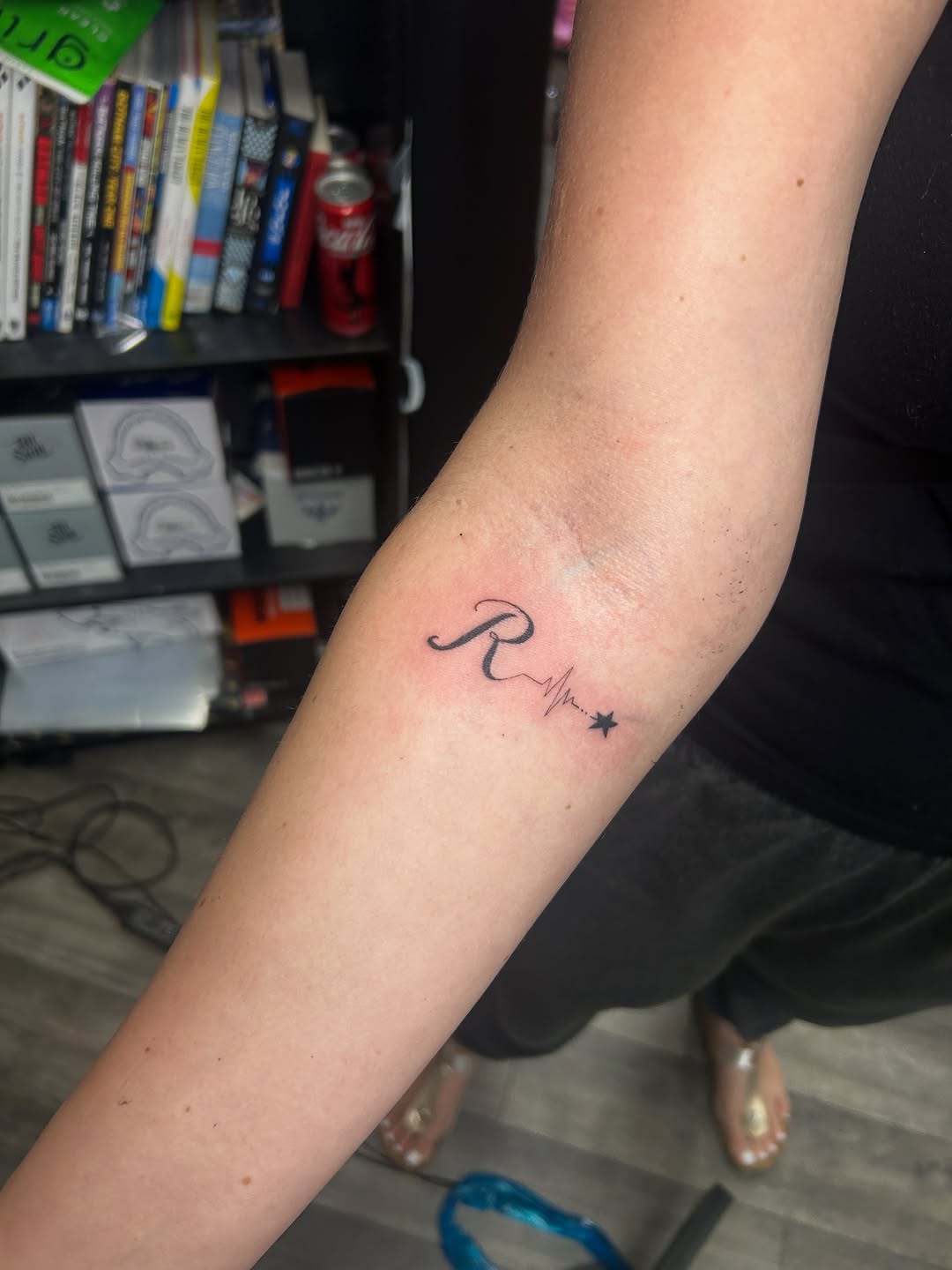 Tattoo by @noahsyer.tats — fine_line, lettering_script