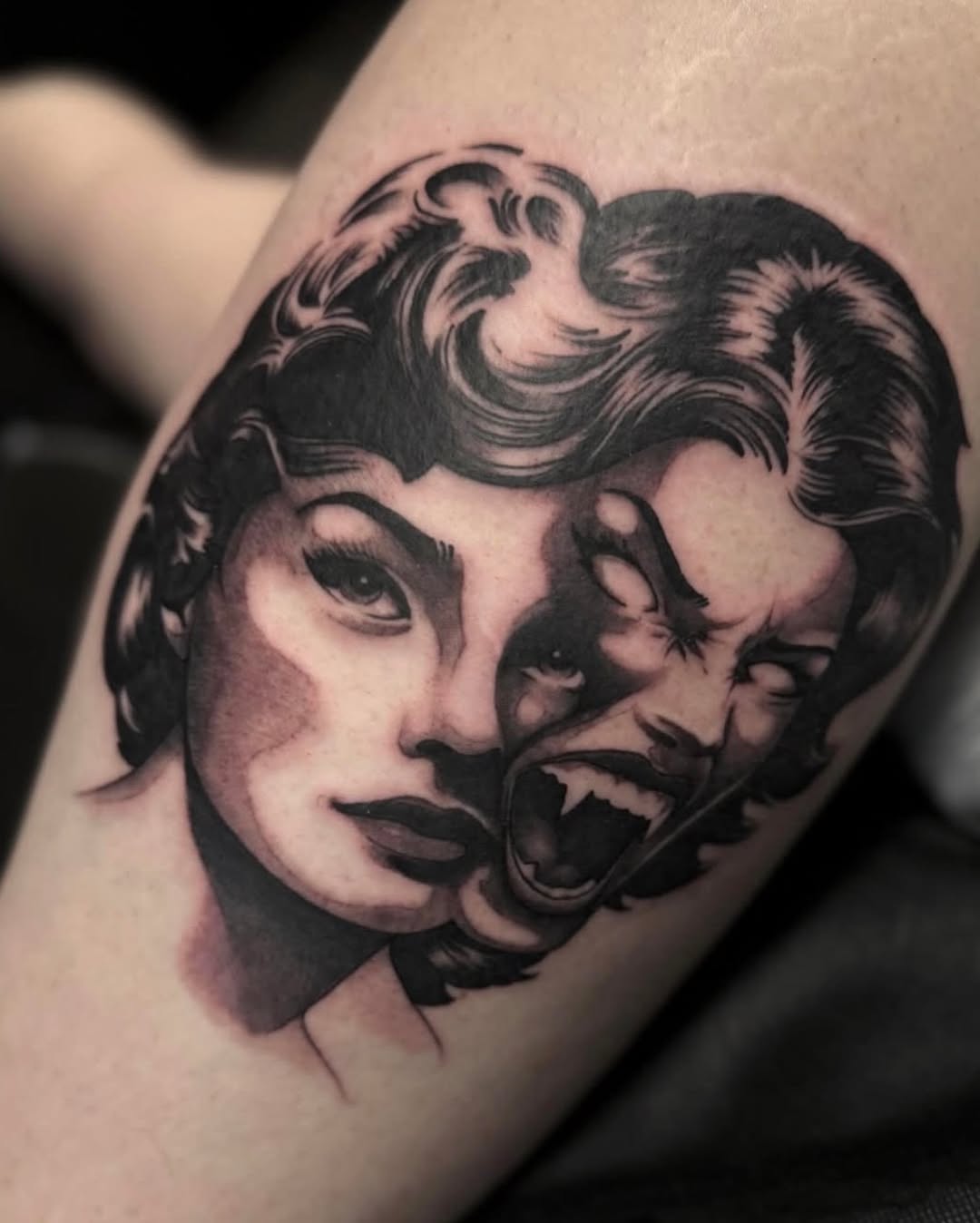 Tattoo by @chase_tattoos — realism, dark_realism