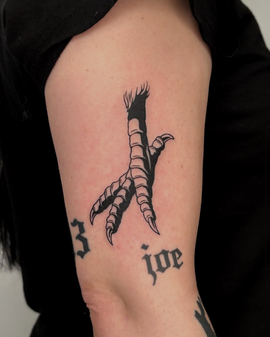 Tattoo by @kuya.tattoos — illustrative, blackwork