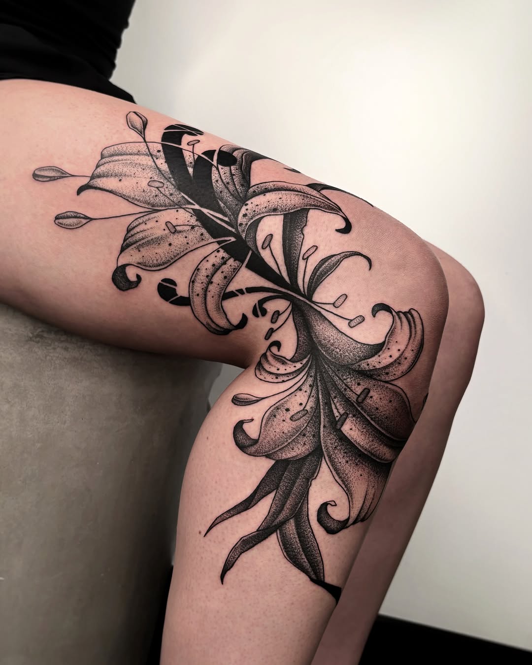 Tattoo by @kuya.tattoos — blackwork, dotwork