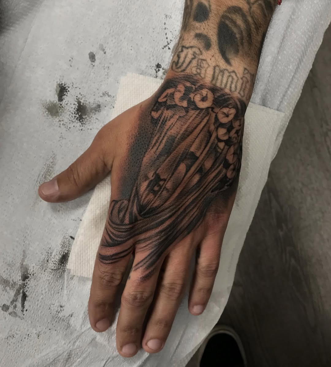 Tattoo by @cv__tattoo โ black_and_grey, realism