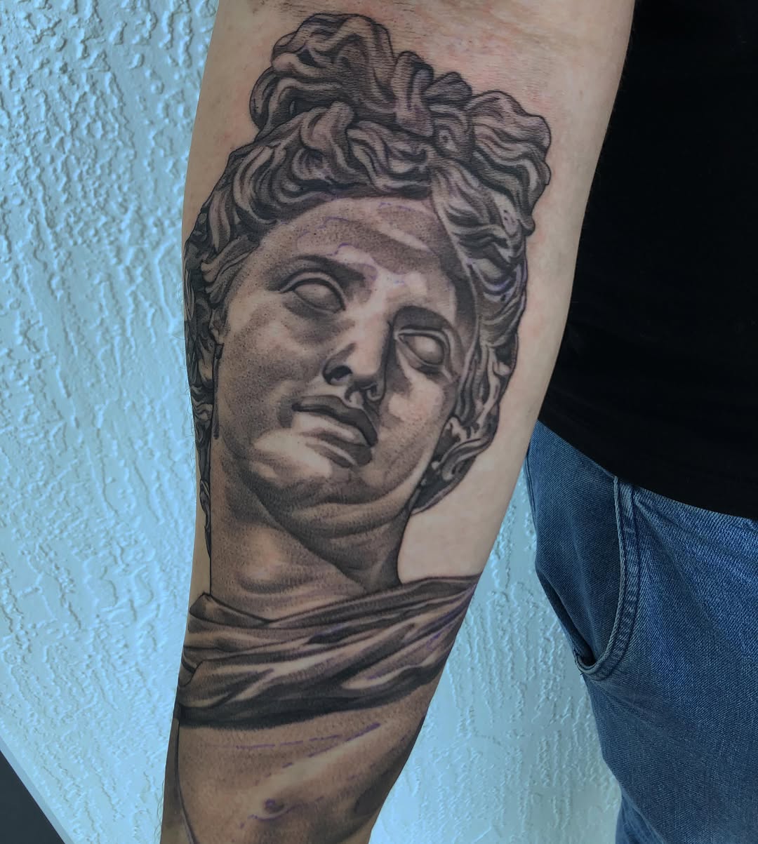 Tattoo by @cv__tattoo โ realism, black_and_grey