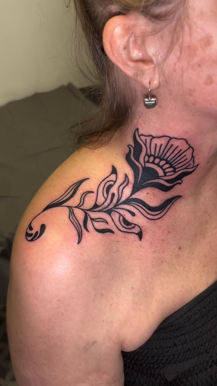 Tattoo by @soft_hand_jan — blackwork