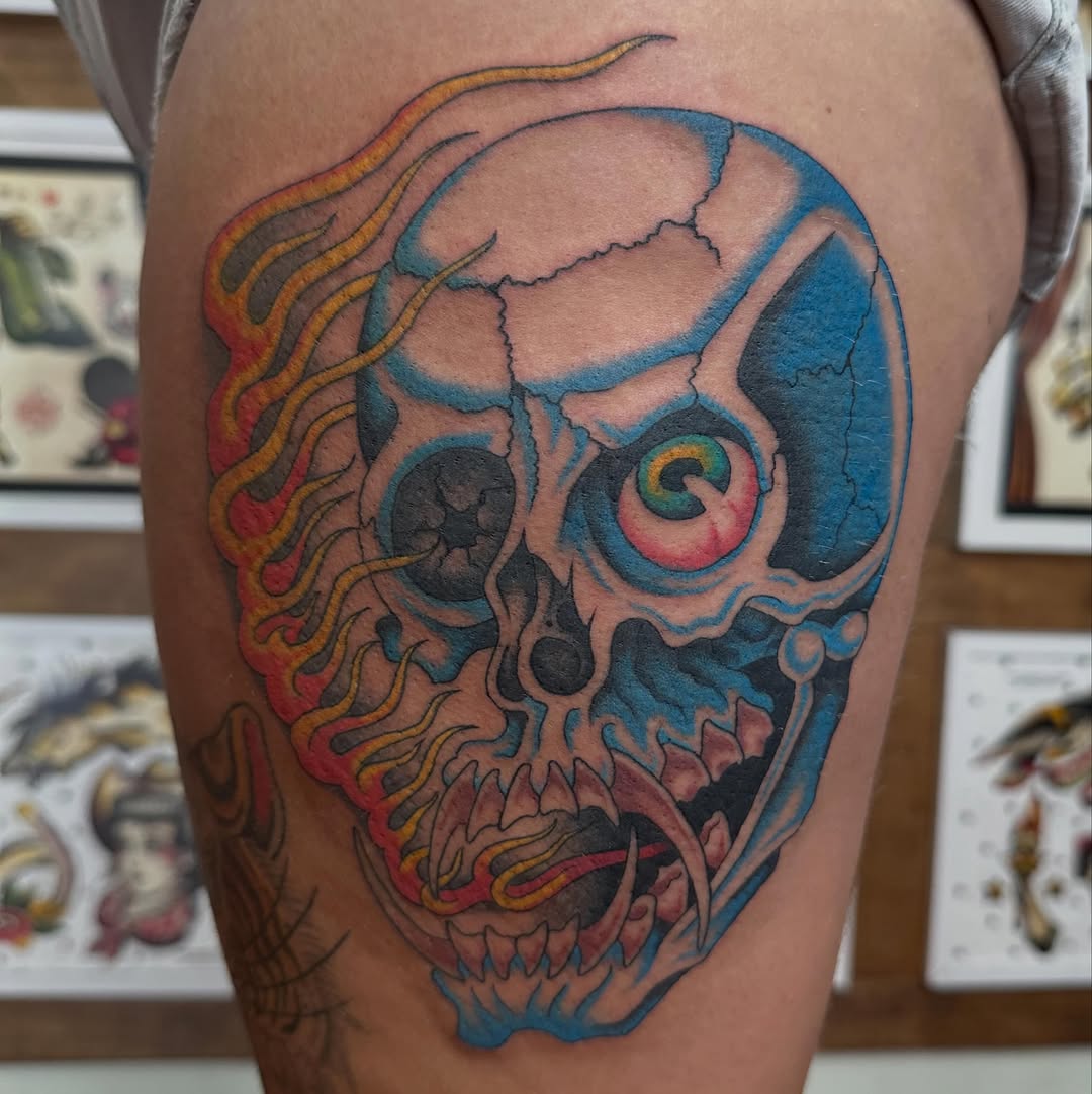 Tattoo by @austinmurfitttattoos — neo_traditional, dark_realism