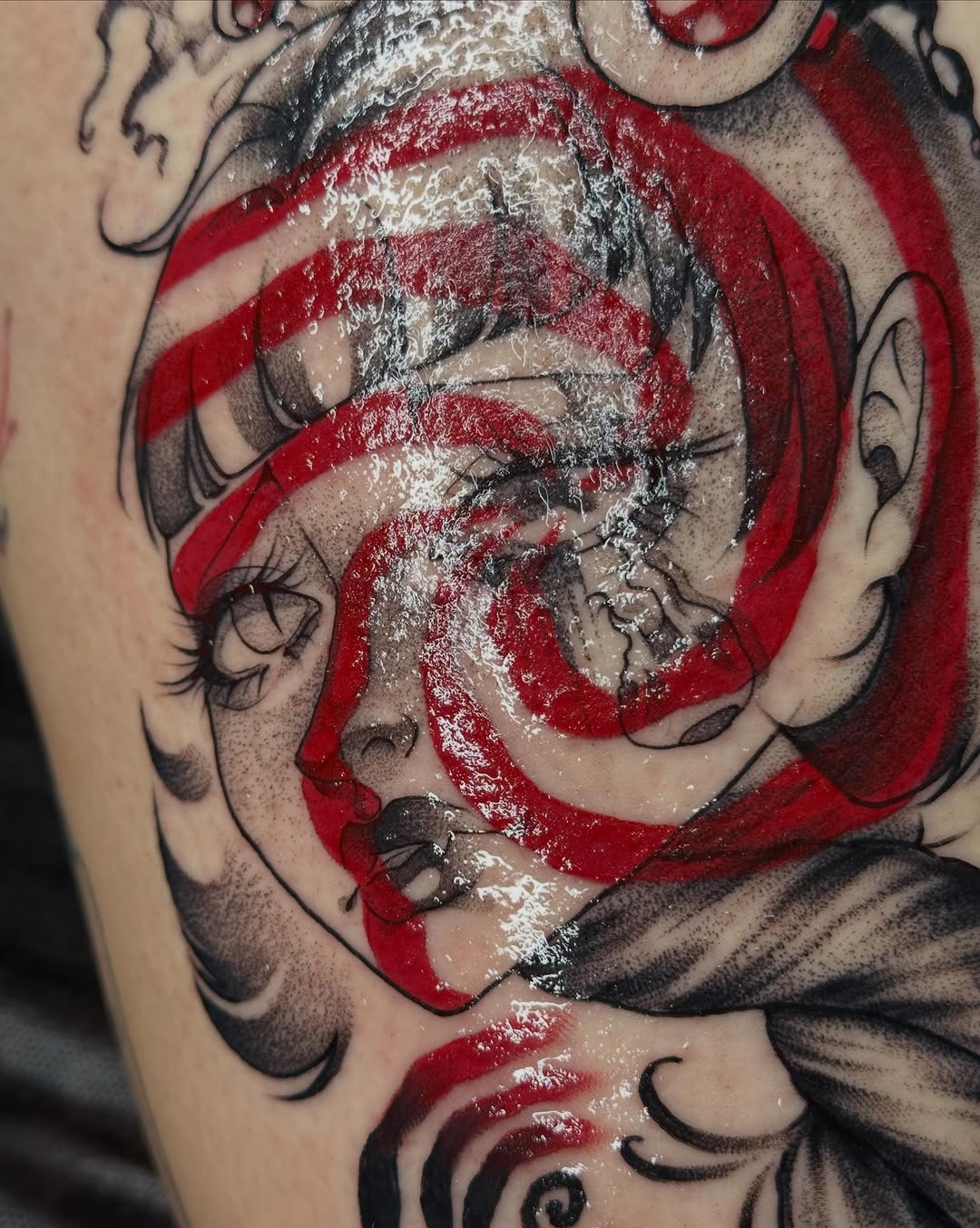 Tattoo by @batxbone — dotwork