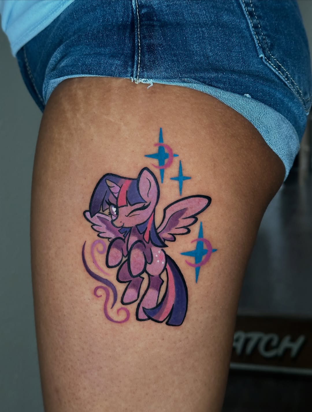 Tattoo by @dhughestattoos — illustrative, anime