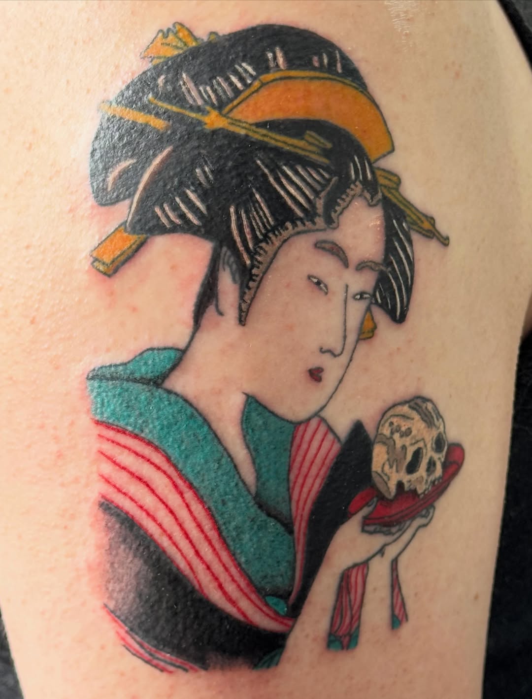 Tattoo by @scorpio.memento — japanese_irezumi, illustrative