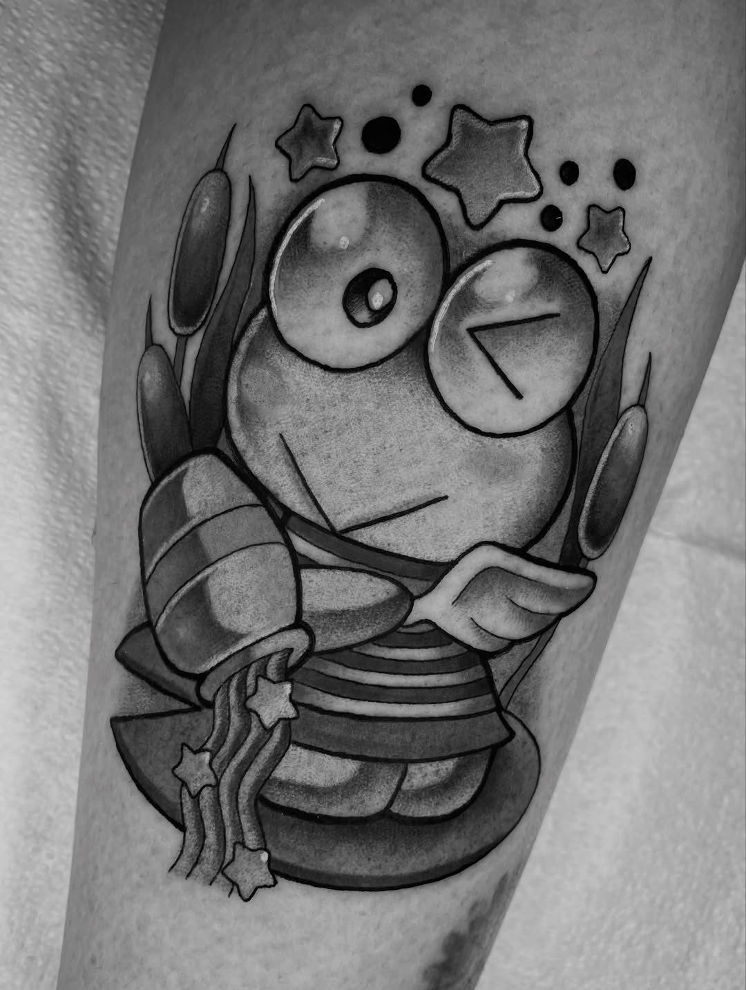 Tattoo by @xens0ul — new_school, black_and_grey