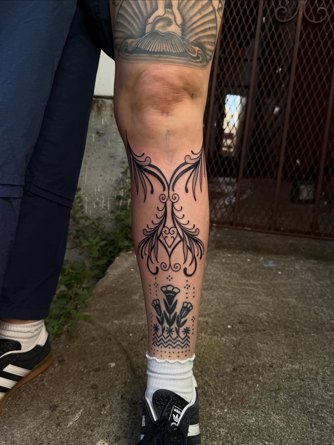 Tattoo by @dojatatt — illustrative, ornamental