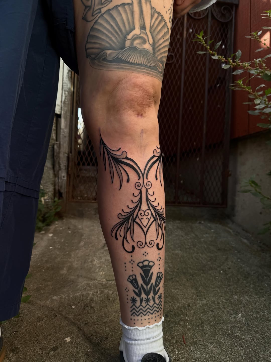Tattoo by @dojatatt — illustrative, ornamental