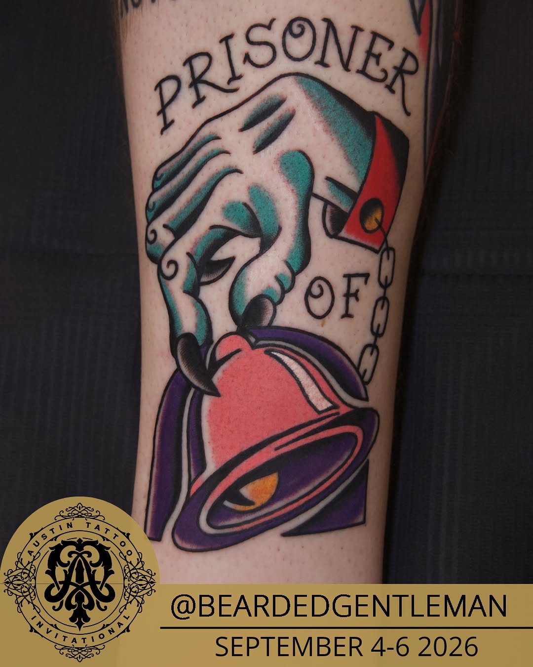 Tattoo by @beardedgentleman — american_traditional, illustrative