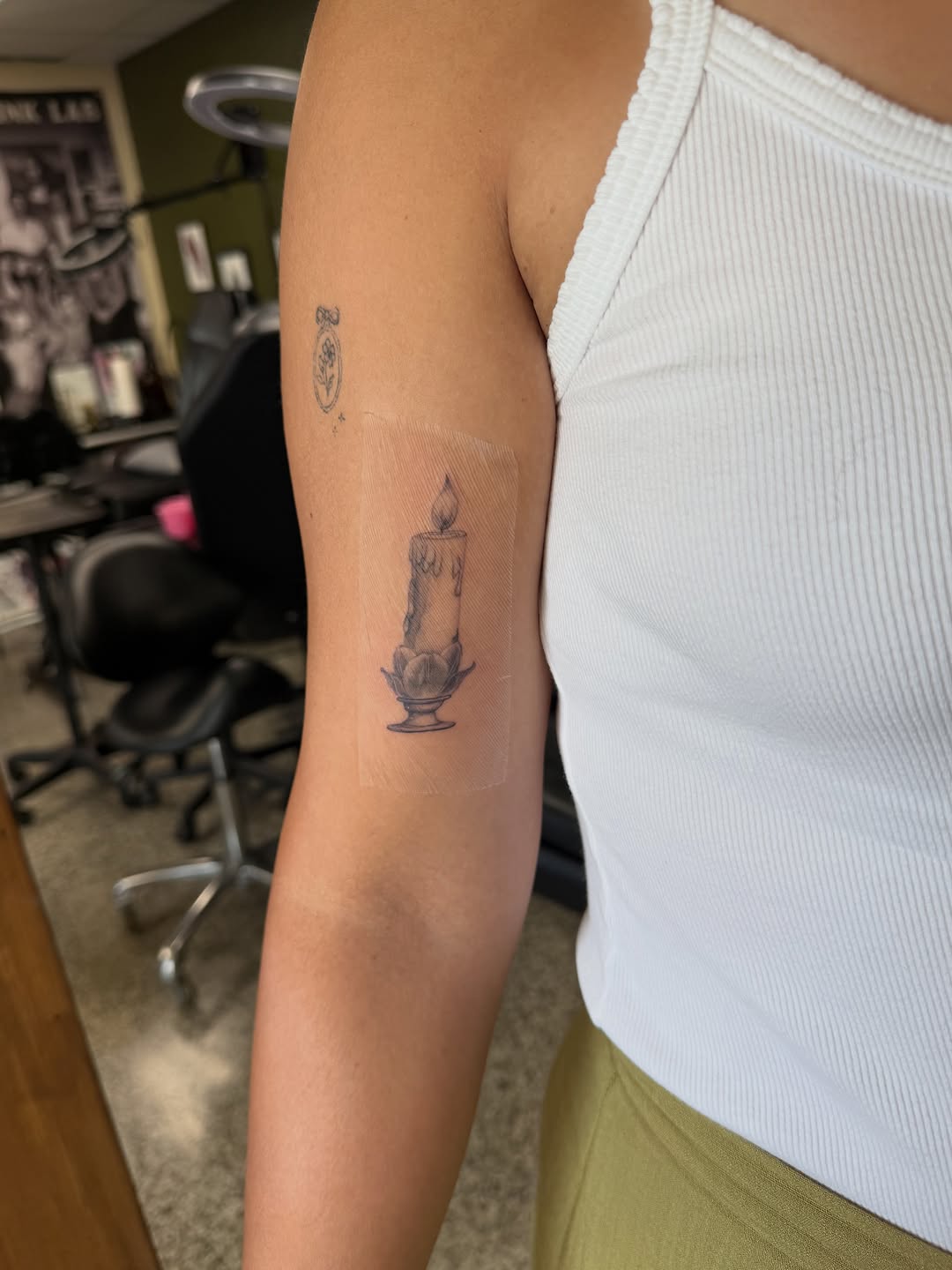 Tattoo by @tattedwithjaz — fine_line, black_and_grey