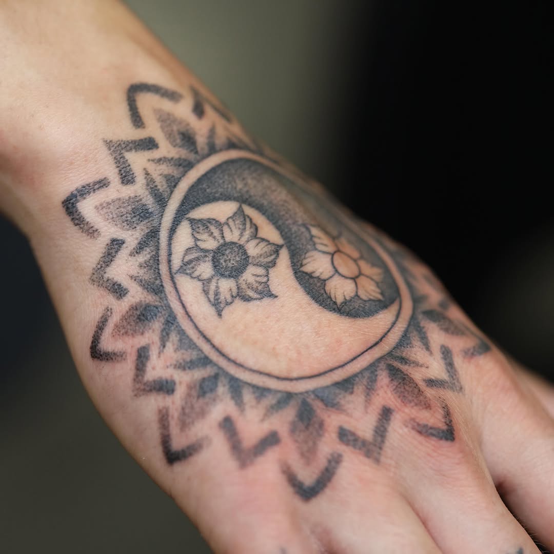 Tattoo by @litebritetattoo — black_and_grey, geometric
