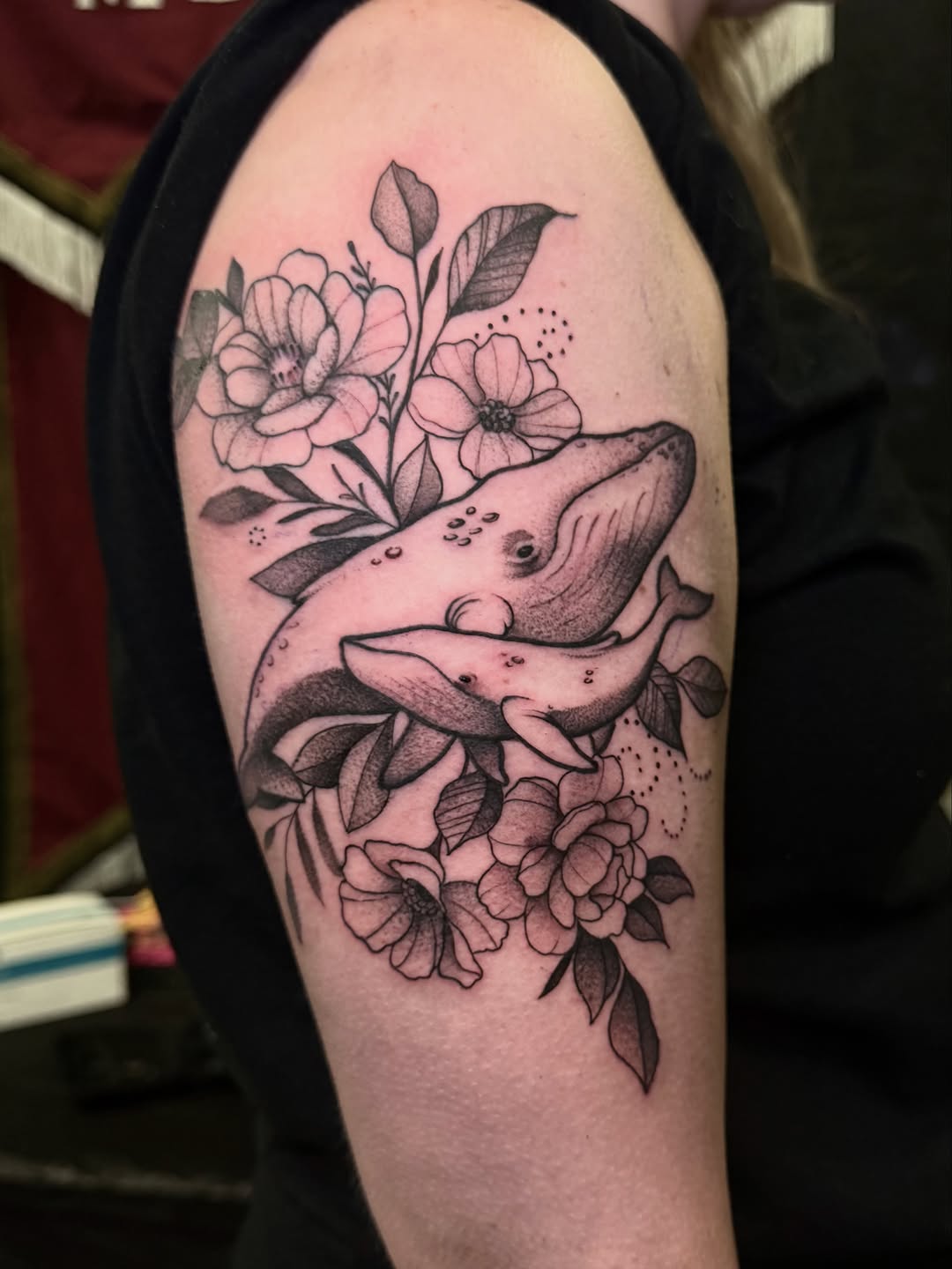 Tattoo by @mackenziemeyerstattoo — black_and_grey, fine_line