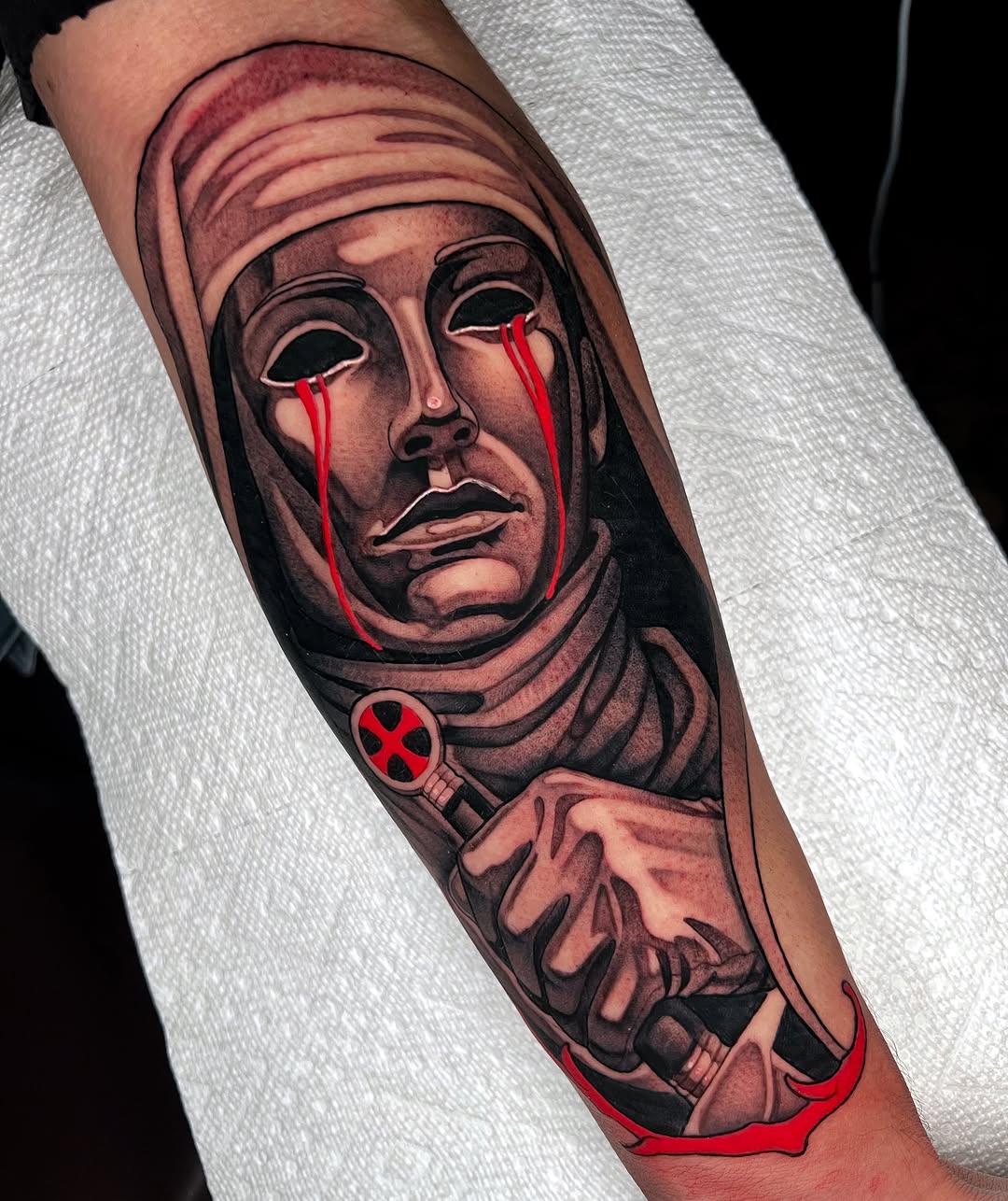 Tattoo by @tattoosbyskyler — dark_realism, illustrative