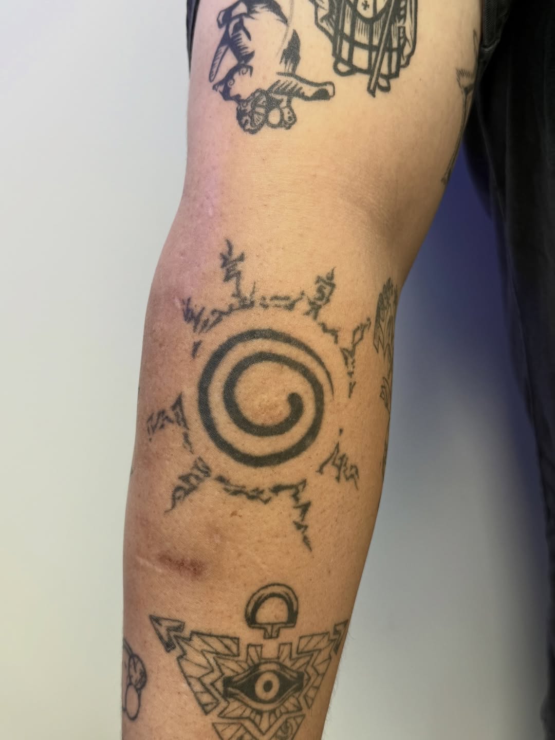 Tattoo by @abryvtattoos — blackwork, lettering_script
