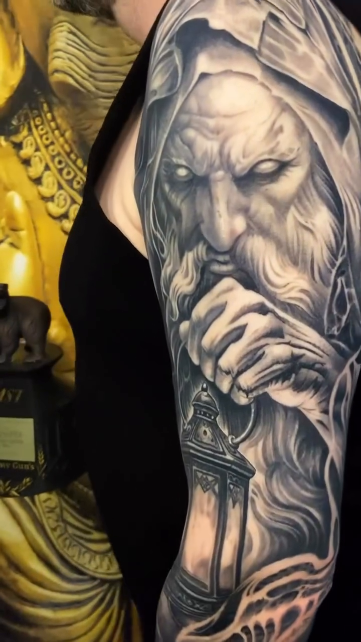 Tattoo by @davenazgul — realism, black_and_grey