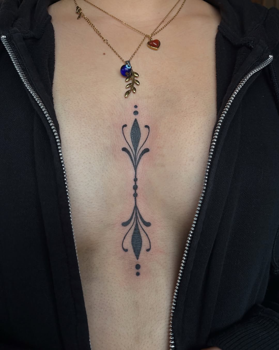 Tattoo by @abigailtattoos — geometric, illustrative