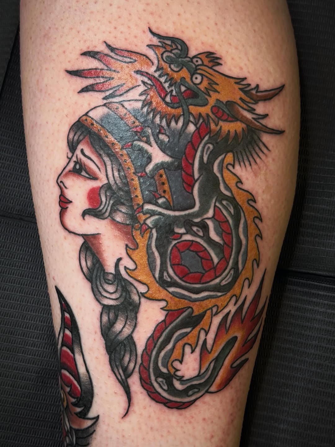 Tattoo by @il.tattoos — american_traditional, neo_traditional
