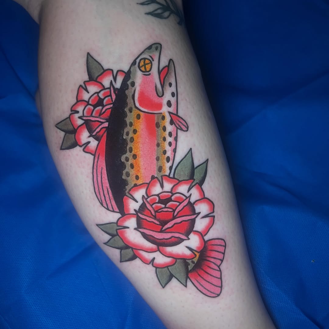 Tattoo by @robbdoodle — american_traditional, illustrative