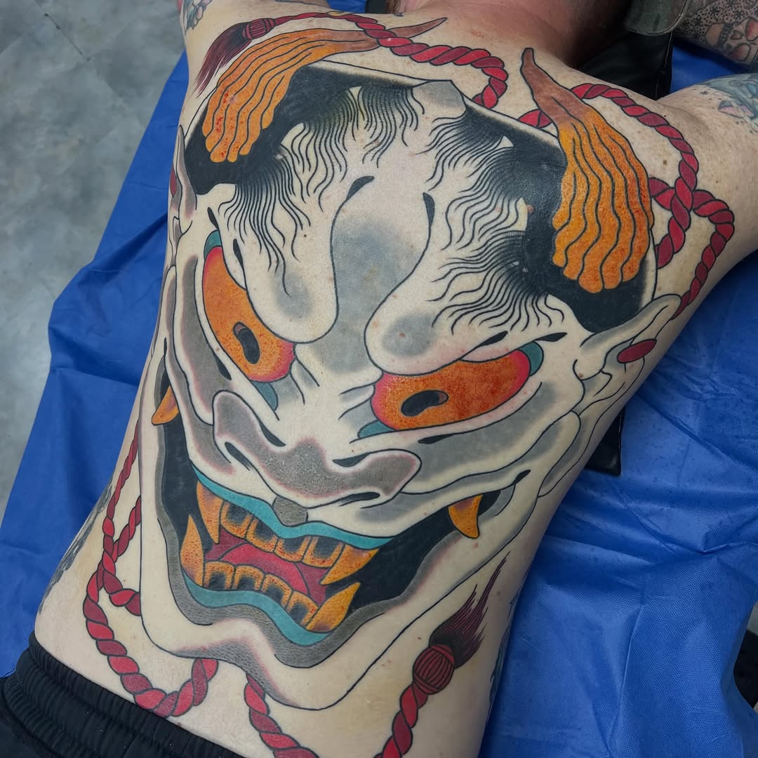 Tattoo by @robbdoodle — japanese_irezumi, illustrative