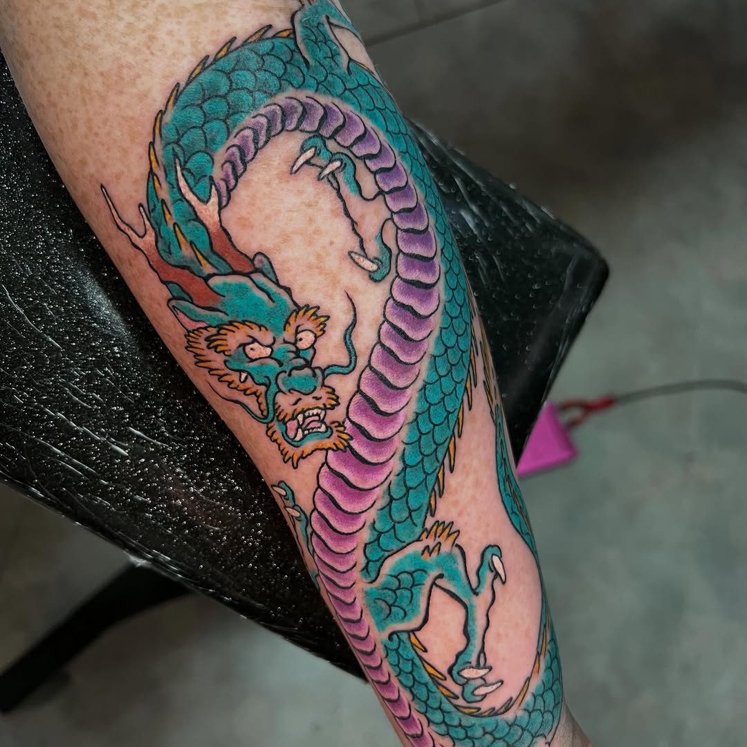 Tattoo by @robbdoodle — japanese_irezumi, illustrative