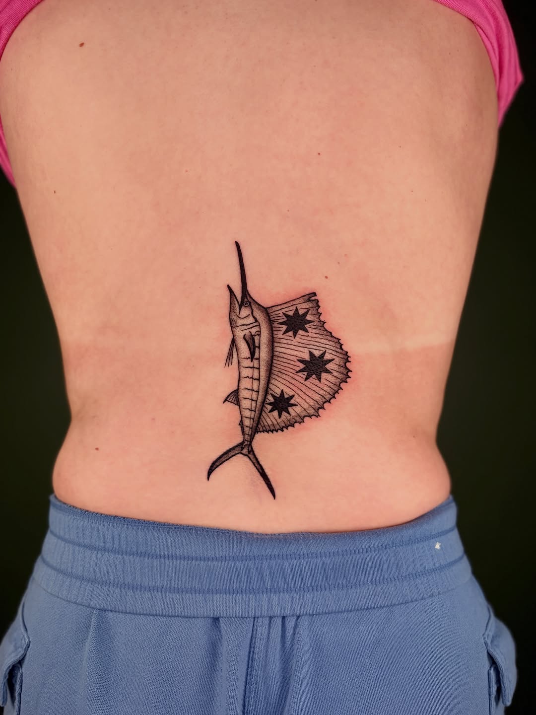Tattoo by @lexcreotattoos โ illustrative, black_and_grey