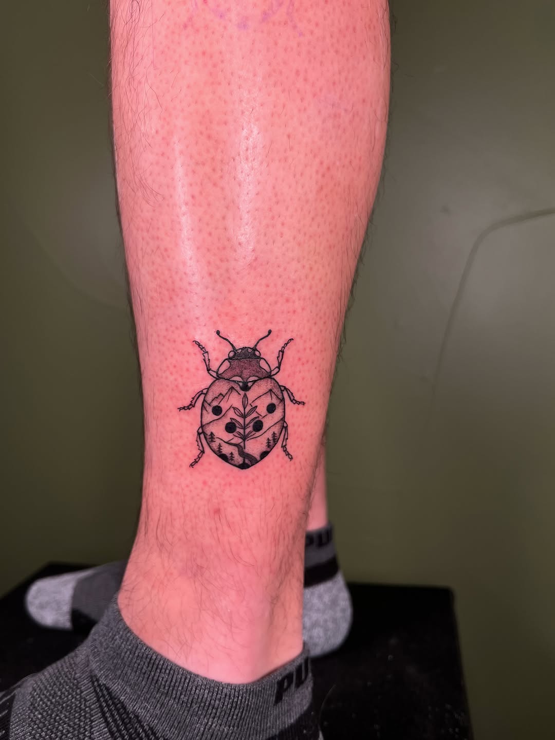 Tattoo by @lexcreotattoos โ illustrative, black_and_grey