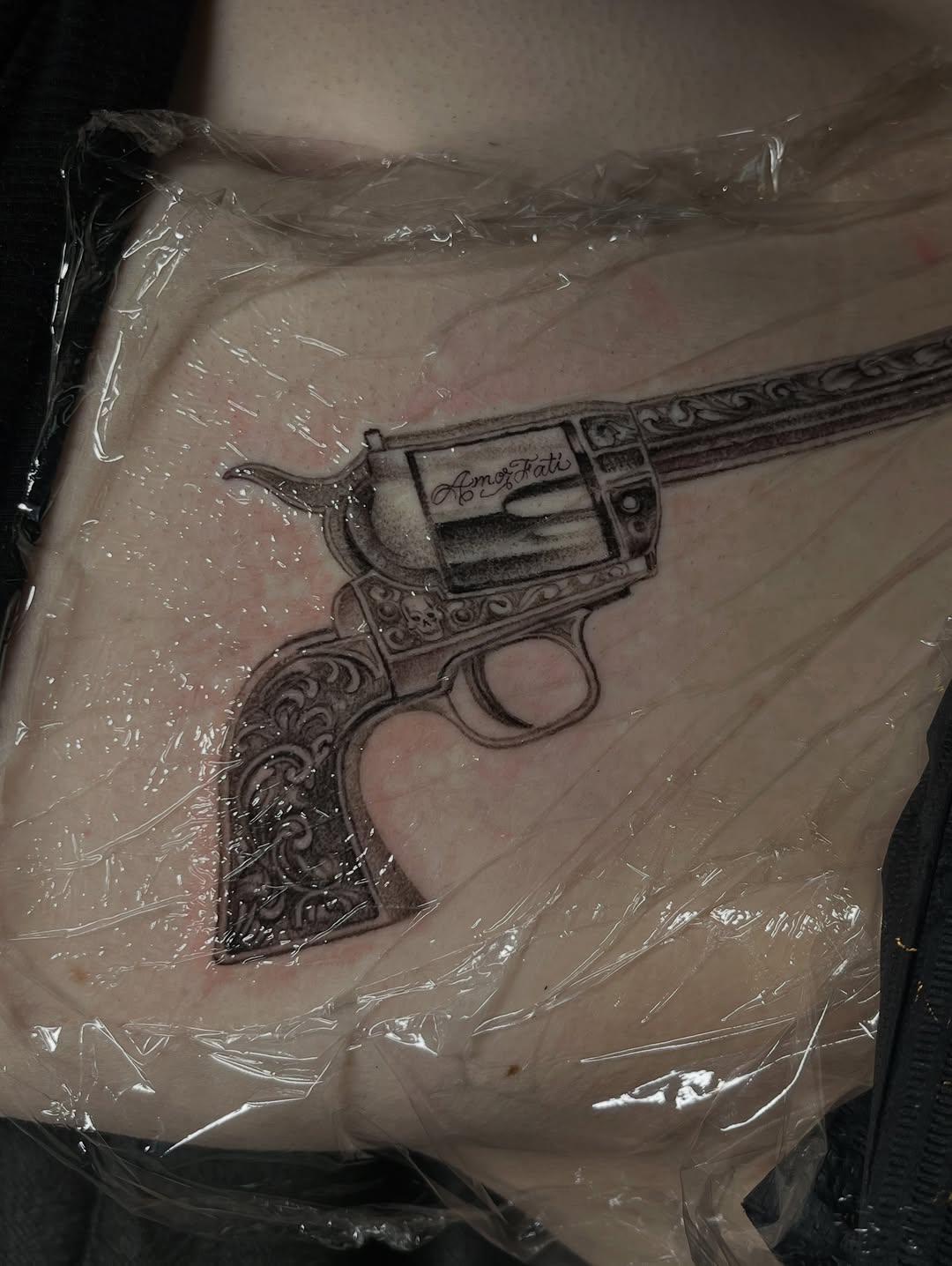 Tattoo by @tattoohaze — black_and_grey, illustrative