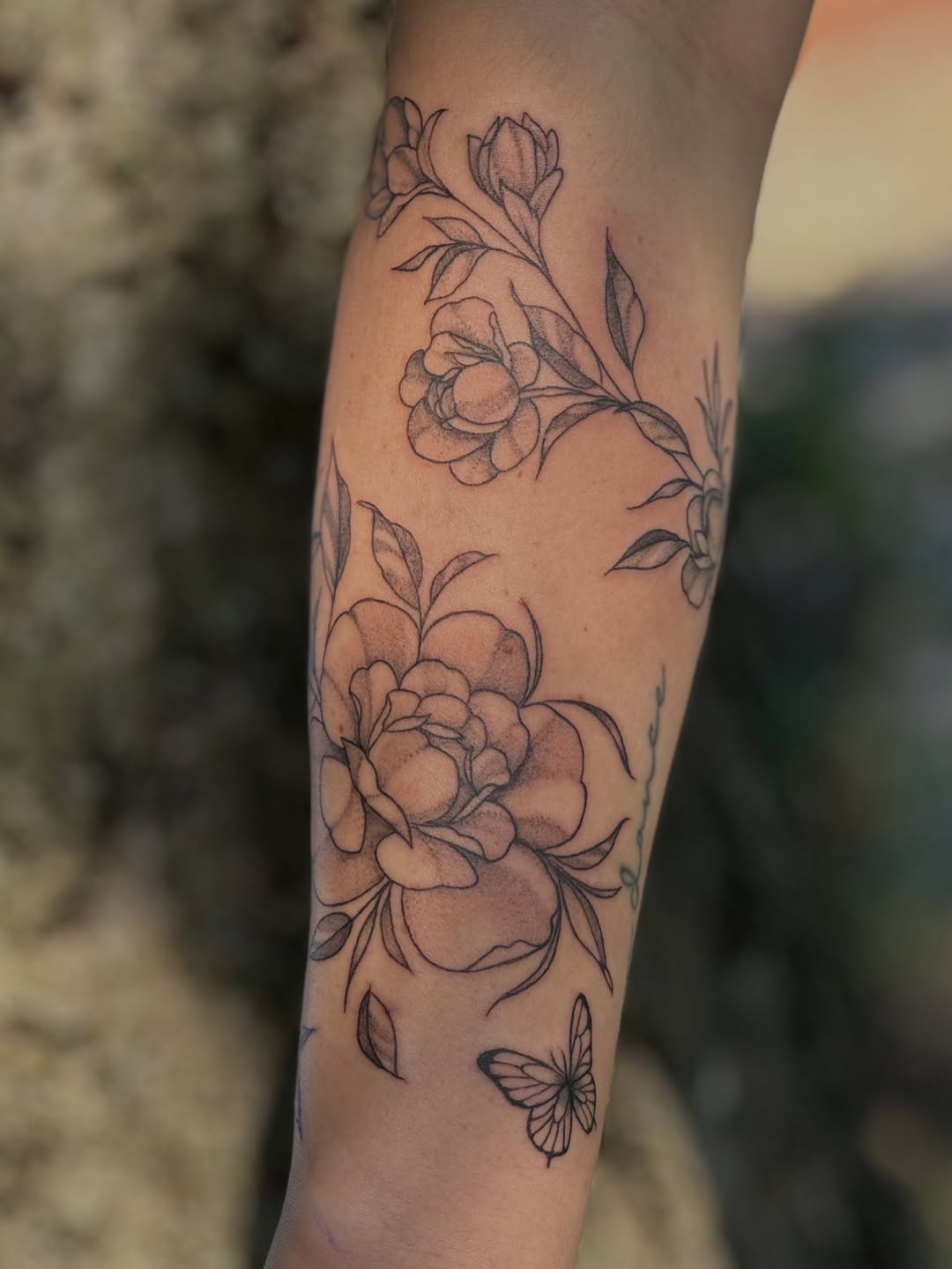 Tattoo by @natalierose.tattoo โ fine_line, black_and_grey