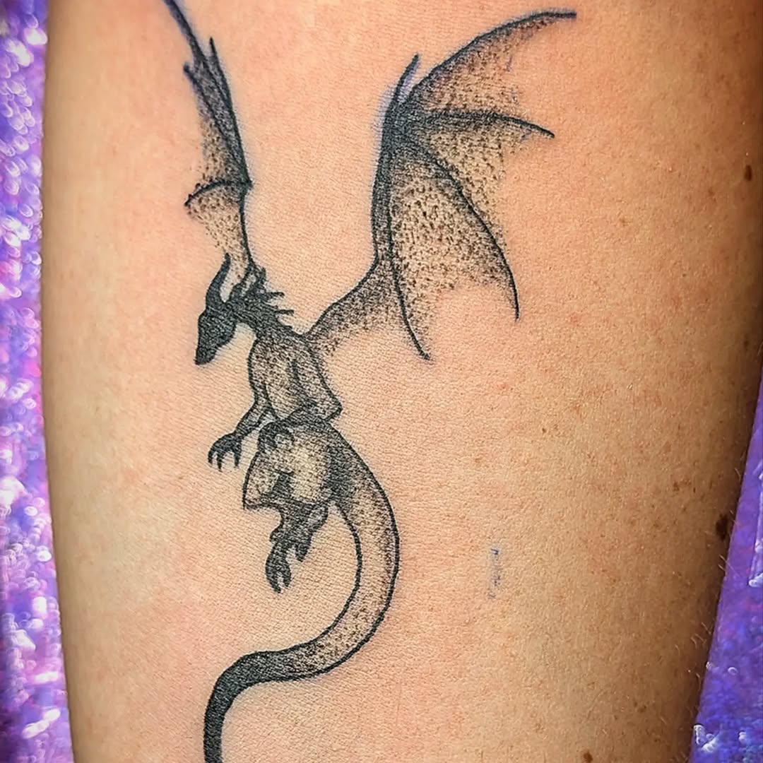 Tattoo by @sassyinktattoos — fine_line, dotwork