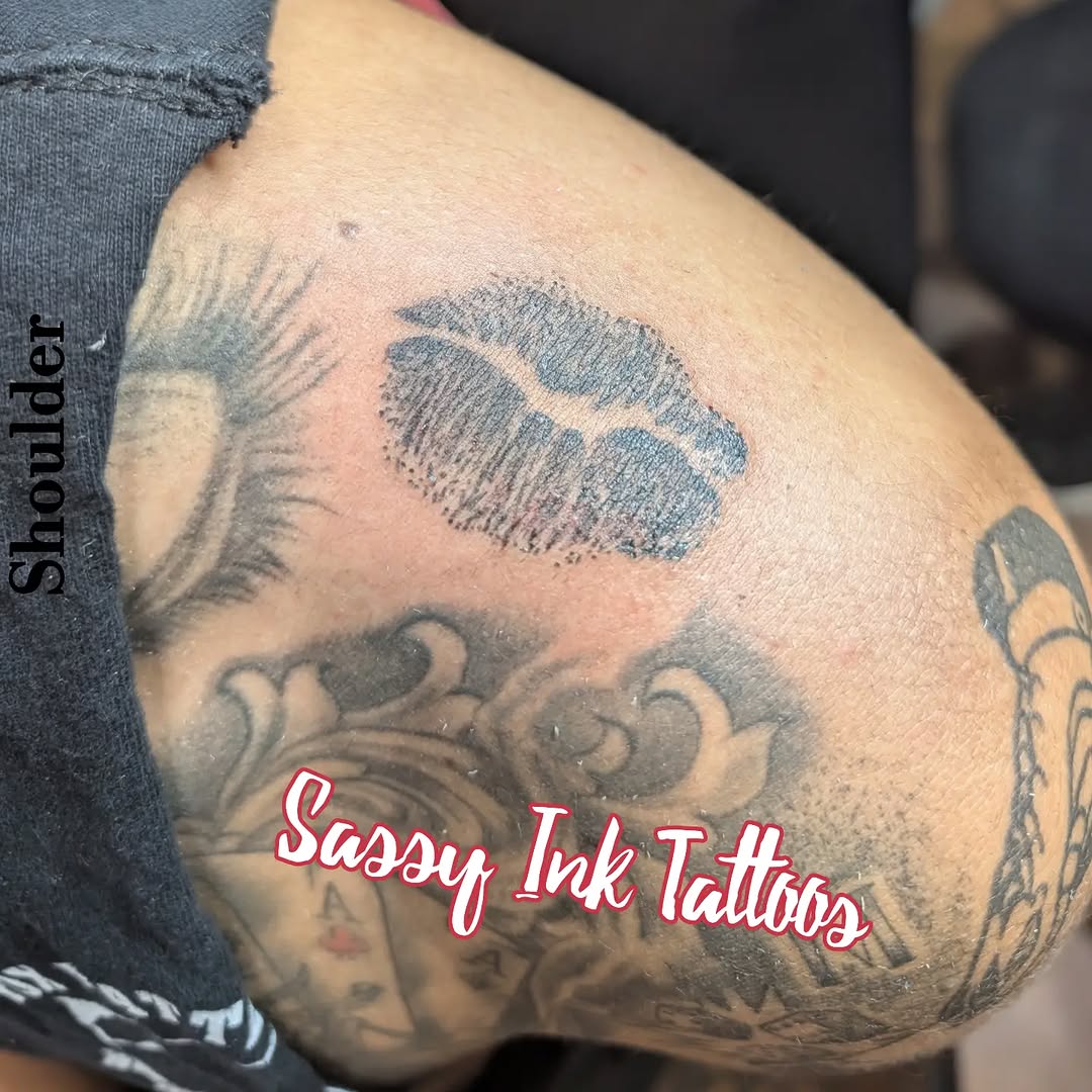 Tattoo by @sassyinktattoos — dotwork, black_and_grey