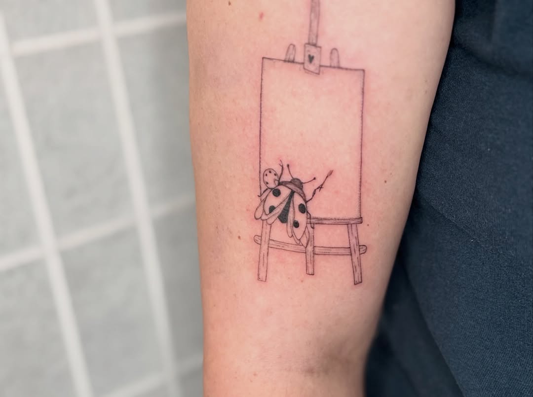 Tattoo by @dottedbydama — fine_line